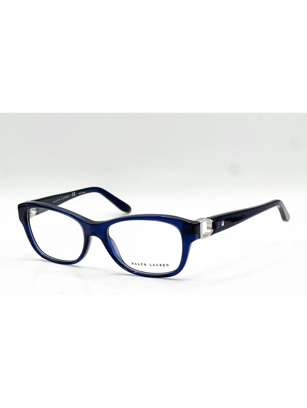 Ralph Lauren Rl 6113Q 5033 Dark Blue Transparent Authentic Eyeglasses 52-17-140
